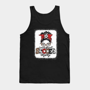 Soccer Mimi Leopard Shirt  Loud And Proud Soccer Mimi Tank Top